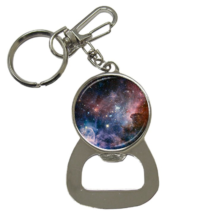 Carina Nebula NGC 3372 the Grand Nebula Pink Purple and Blue with shiny stars Astronomy Bottle Opener Key Chains