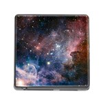 Carina Nebula NGC 3372 the Grand Nebula Pink Purple and Blue with shiny stars Astronomy Memory Card Reader (Square 5 Slot) Front