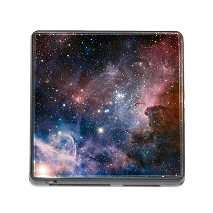 Carina Nebula NGC 3372 the Grand Nebula Pink Purple and Blue with shiny stars Astronomy Memory Card Reader (Square 5 Slot)