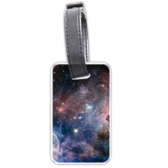 Carina Nebula Ngc 3372 The Grand Nebula Pink Purple And Blue With Shiny Stars Astronomy Luggage Tags (one Side)  by genx