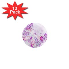 Colorful Butterfly Purple 1  Mini Magnet (10 Pack) 