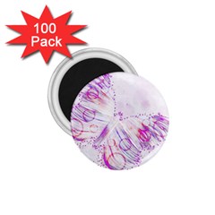 Colorful Butterfly Purple 1 75  Magnets (100 Pack)  by Mariart