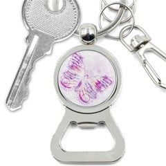 Colorful Butterfly Purple Bottle Opener Key Chains by Mariart