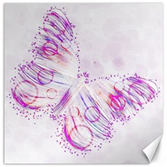 Colorful Butterfly Purple Canvas 12  X 12  by Mariart