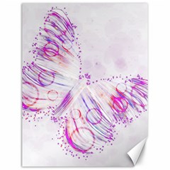 Colorful Butterfly Purple Canvas 12  X 16  by Mariart