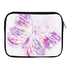 Colorful Butterfly Purple Apple Ipad 2/3/4 Zipper Cases by Mariart