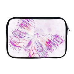 Colorful Butterfly Purple Apple Macbook Pro 17  Zipper Case by Mariart