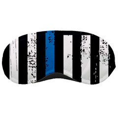 I Back The Blue The Thin Blue Line With Grunge Us Flag Sleeping Masks by snek