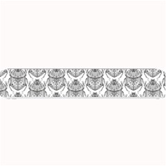 Scarab Pattern Egyptian Mythology Black And White Small Bar Mats by genx