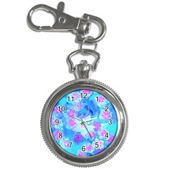 Blue And Hot Pink Succulent Underwater Sedum Key Chain Watches by myrubiogarden