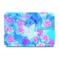 Blue And Hot Pink Succulent Underwater Sedum Plate Mats by myrubiogarden