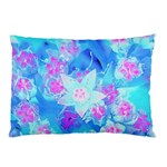 Blue And Hot Pink Succulent Underwater Sedum Pillow Case 26.62 x18.9  Pillow Case