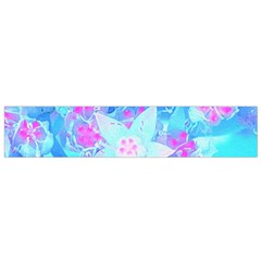 Blue And Hot Pink Succulent Underwater Sedum Small Flano Scarf