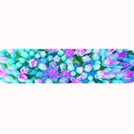 Blue And Hot Pink Succulent Sedum Flowers Detail Large Bar Mats 32 x8.5  Bar Mat