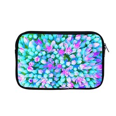 Blue And Hot Pink Succulent Sedum Flowers Detail Apple Macbook Pro 13  Zipper Case by myrubiogarden