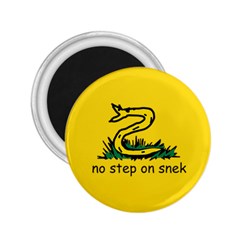 No Step On Snek Gadsden Flag Meme Parody 2 25  Magnets by snek