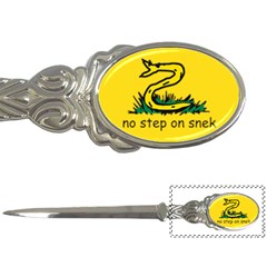 No Step On Snek Gadsden Flag Meme Parody Letter Opener by snek