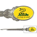 No Step On Snek Gadsden Flag Meme Parody Letter Opener Front