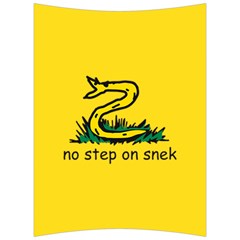 No Step On Snek Gadsden Flag Meme Parody Back Support Cushion by snek