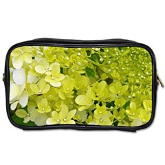 Elegant Chartreuse Green Limelight Hydrangea Macro Toiletries Bag (one Side) by myrubiogarden