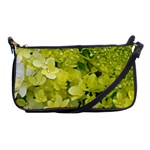 Elegant Chartreuse Green Limelight Hydrangea Macro Shoulder Clutch Bag Front