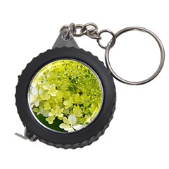 Elegant Chartreuse Green Limelight Hydrangea Macro Measuring Tape by myrubiogarden