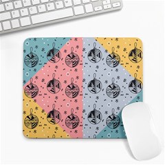 Abstract Christmas Balls Pattern Large Mousepads