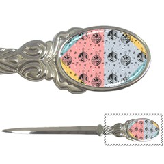 Abstract Christmas Balls Pattern Letter Opener