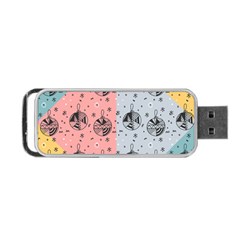 Abstract Christmas Balls Pattern Portable Usb Flash (one Side) by Mariart