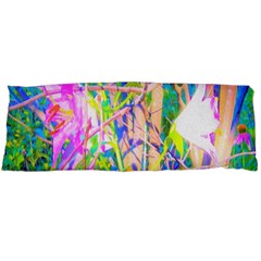 Abstract Oriental Lilies In My Rubio Garden Body Pillow Case (dakimakura) by myrubiogarden