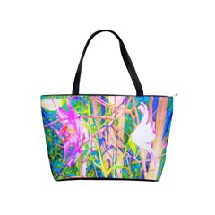 Abstract Oriental Lilies In My Rubio Garden Classic Shoulder Handbag by myrubiogarden