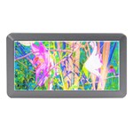 Abstract Oriental Lilies In My Rubio Garden Memory Card Reader (Mini) Front