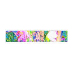 Abstract Oriental Lilies In My Rubio Garden Flano Scarf (mini) by myrubiogarden