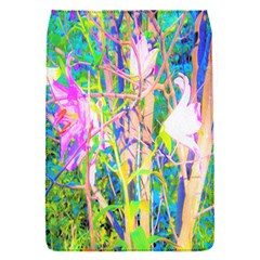 Abstract Oriental Lilies In My Rubio Garden Removable Flap Cover (s) by myrubiogarden