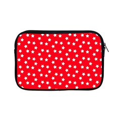 Christmas Pattern White Stars Red Apple Ipad Mini Zipper Cases