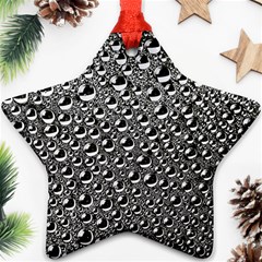 Water Bubble Photo Ornament (star)