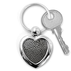 Water Bubble Photo Key Chains (heart) 