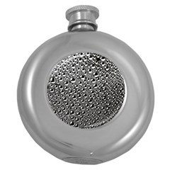 Water Bubble Photo Round Hip Flask (5 Oz) by Mariart