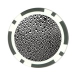 Water Bubble Photo Poker Chip Card Guard Front