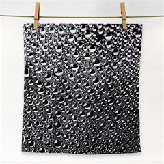 Water Bubble Photo Face Towel