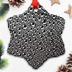 Water Bubble Photo Ornament (snowflake)