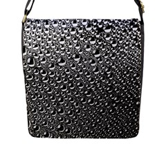 Water Bubble Photo Flap Closure Messenger Bag (l) by Mariart