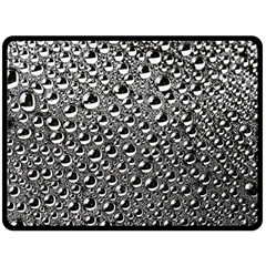 Water Bubble Photo Double Sided Fleece Blanket (large) 