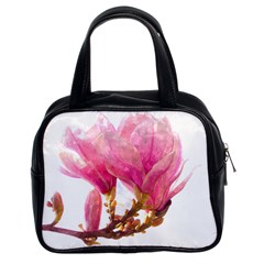 Wild Magnolia Flower Classic Handbag (two Sides) by picsaspassion