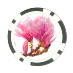 Wild Magnolia flower Poker Chip Card Guard (10 pack) Front