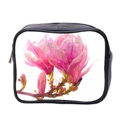 Wild Magnolia Flower Mini Toiletries Bag (two Sides) by picsaspassion