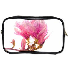 Wild Magnolia Flower Toiletries Bag (two Sides) by picsaspassion