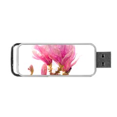 Wild Magnolia Flower Portable Usb Flash (two Sides) by picsaspassion