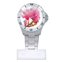 Wild Magnolia Flower Plastic Nurses Watch by picsaspassion