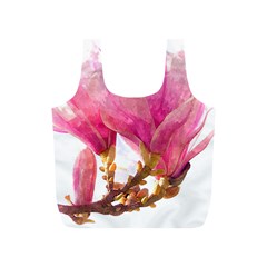 Wild Magnolia Flower Full Print Recycle Bag (s) by picsaspassion